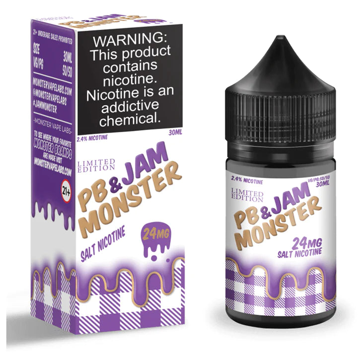 PB & JAM MONSTER SALT NIC 48MG