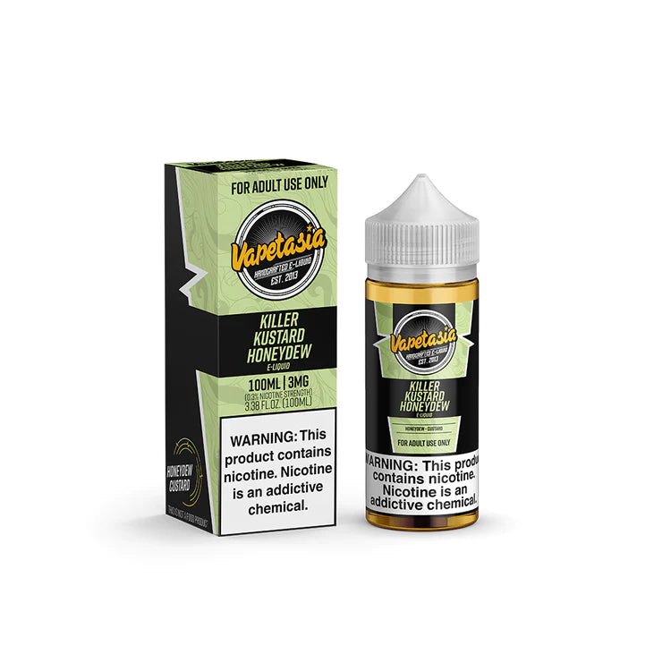 VAPETASIA KILLER KUSTARD 3MG
