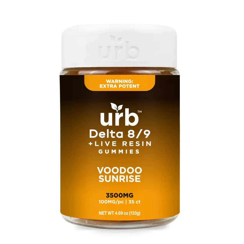 URB 3500MG D8/D9 LIVE RESIN GUMMIES - 35CT JAR