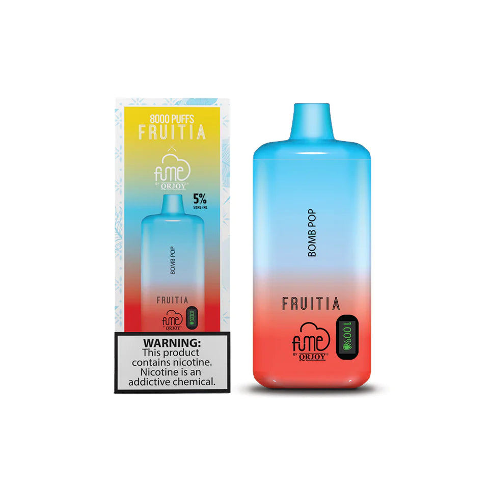 FRUITIA X FUME 8000 PUFF DISPOSABLE 10 Pack