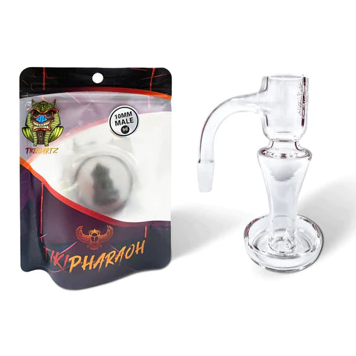 TIKI QUARTZ 14MM PHAROH BANGER (90-DEGREE)