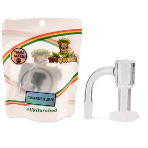 TIKI QUARTZ 14MM OPAQUE SLURPER BANGER (90-DEGREE)