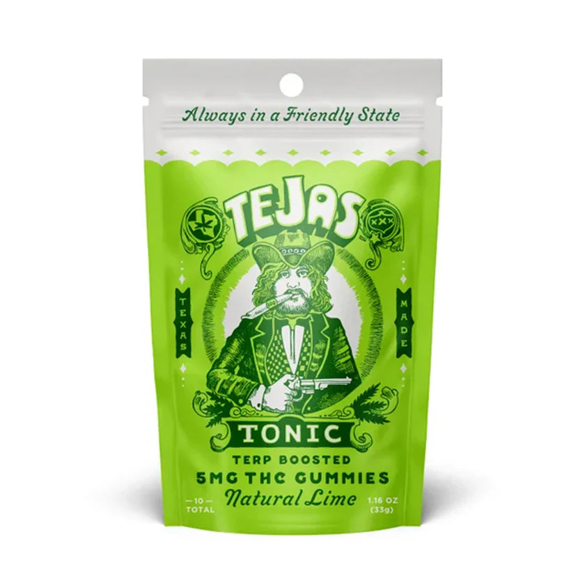 TEJAS TONICS TERP BOOSTED 5MG THC GUMMIES