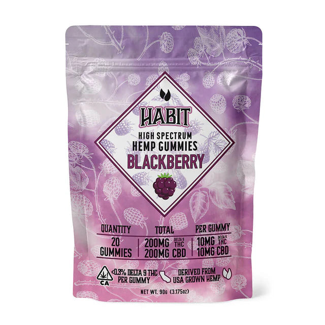 HABIT D9/CBD GUMMIES 20CT