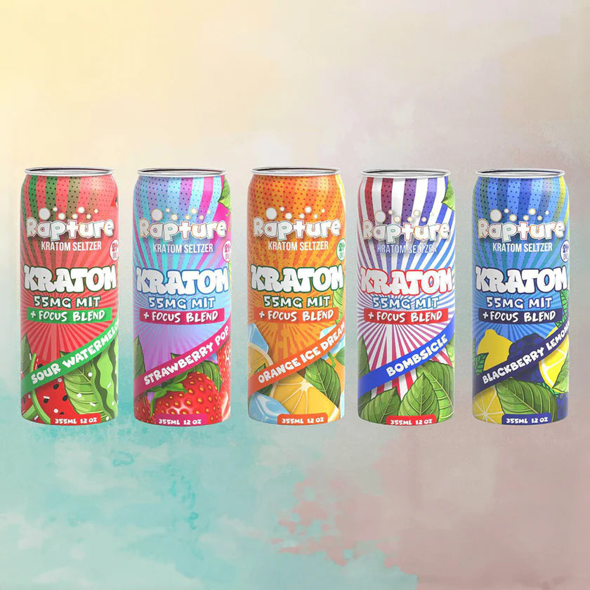 RAPTURE 55MG MIT KRATOM SELTZER - 12CT