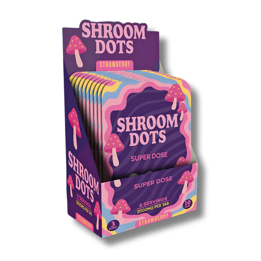 SHROOM DOTS-2000MG 3CT 10PK