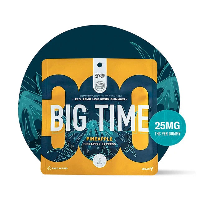 REALIZE BIG TIME LIVE RESIN 300MG D9 THC 12PK GUMM
