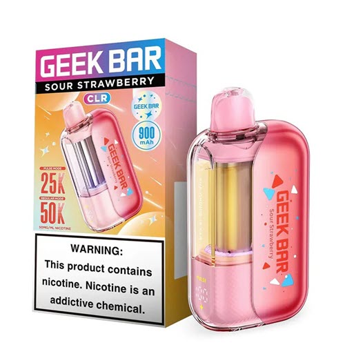 GEEK BAR CLEAR 50K DISPO 5CT