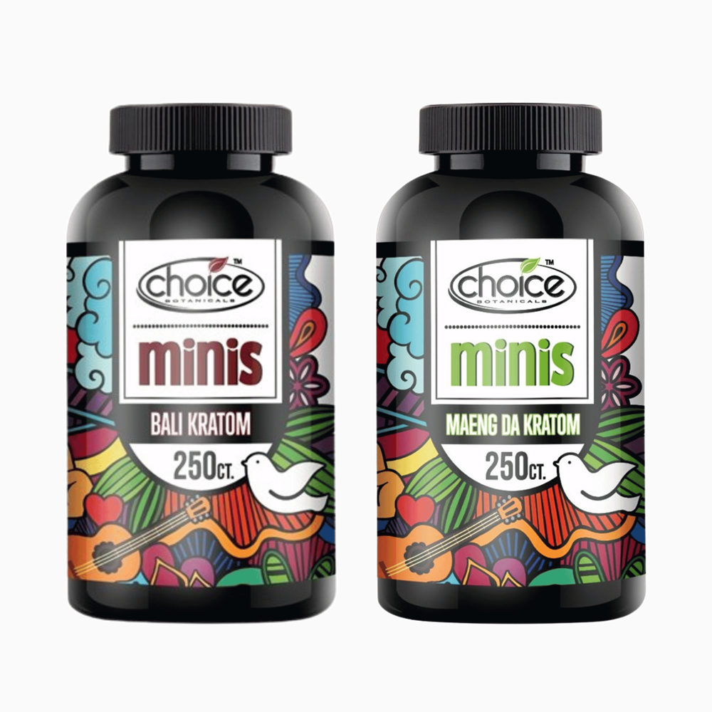 Choice Botanicals Mini Kratom Capsules, 250CT