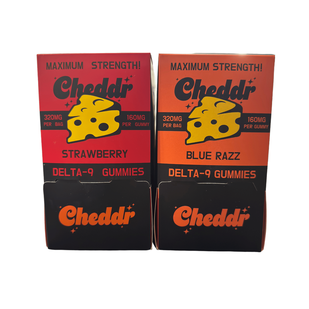 Cheddr D9 Gummies Sachet, 2pk/320mg