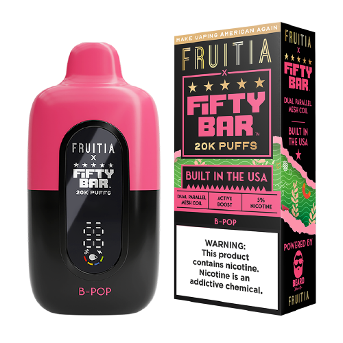 Fifty Bar Fruitia 20k 5pk