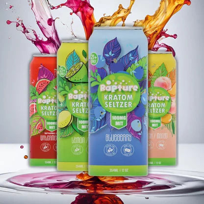 RAPTURE KRATOM SELTZER 100MIT 12OZ 12CT