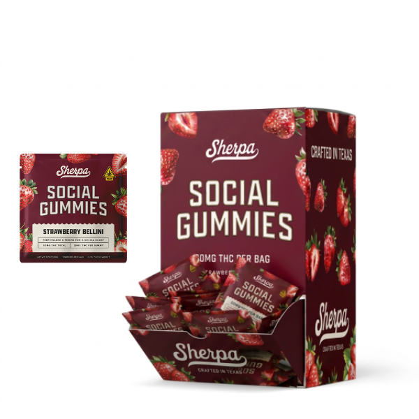 SHERPA 1PK 100MG GUMMIES - 30CT BOX