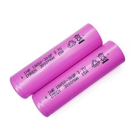 18650 PURPLE 30Q BATTERY 2PK