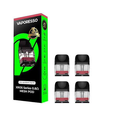 VAPORESSO XROS 0.6 COREX 3ML (4PK)