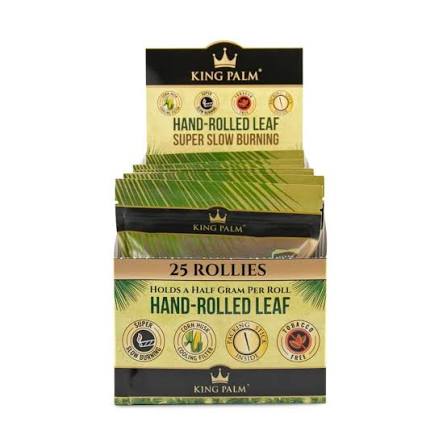 KING PALM 25PK ROLLIE 8CT BOX