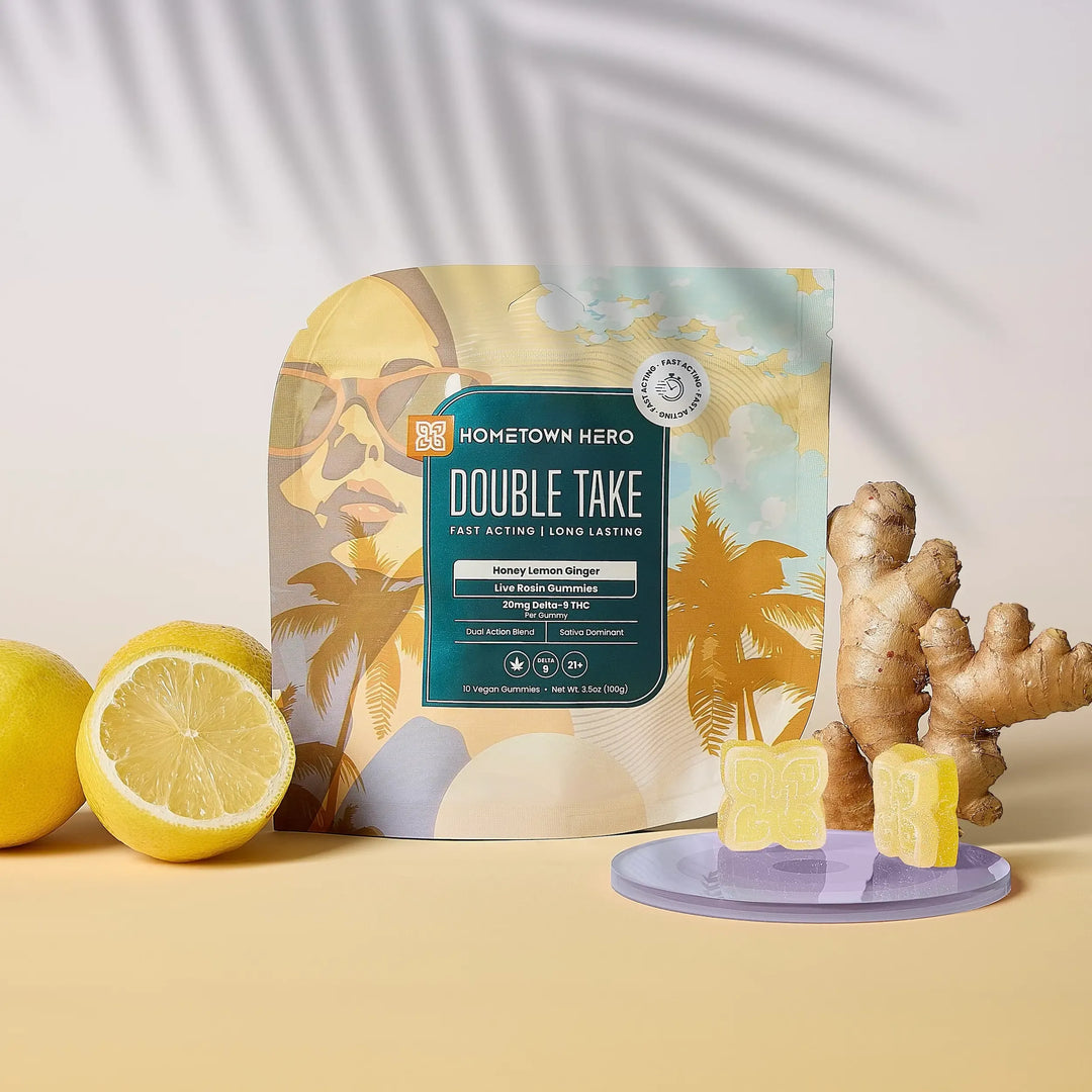 HOMETOWN HERO LR DOBLE TAKE D9 20MG THC BLEND