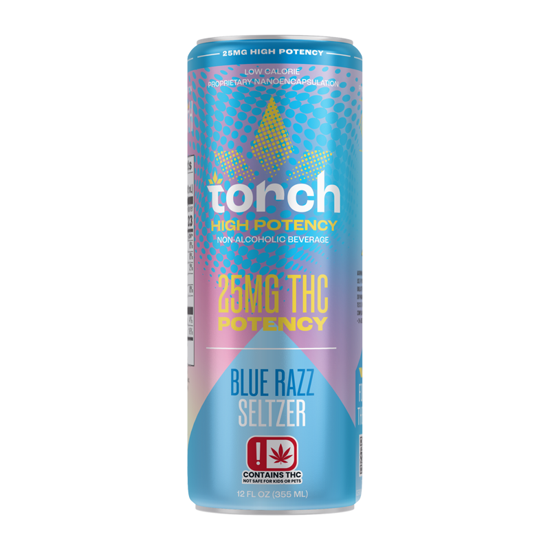 TORCH DRINK HIGH POTANCY 25MG THC SELTZER 24CT
